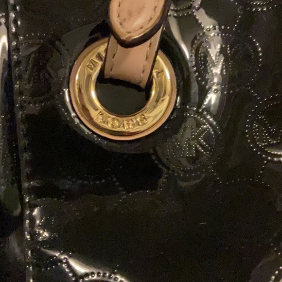 Michael by Michael Kors Black and Tan Tote Bag - Picture 3 of 13